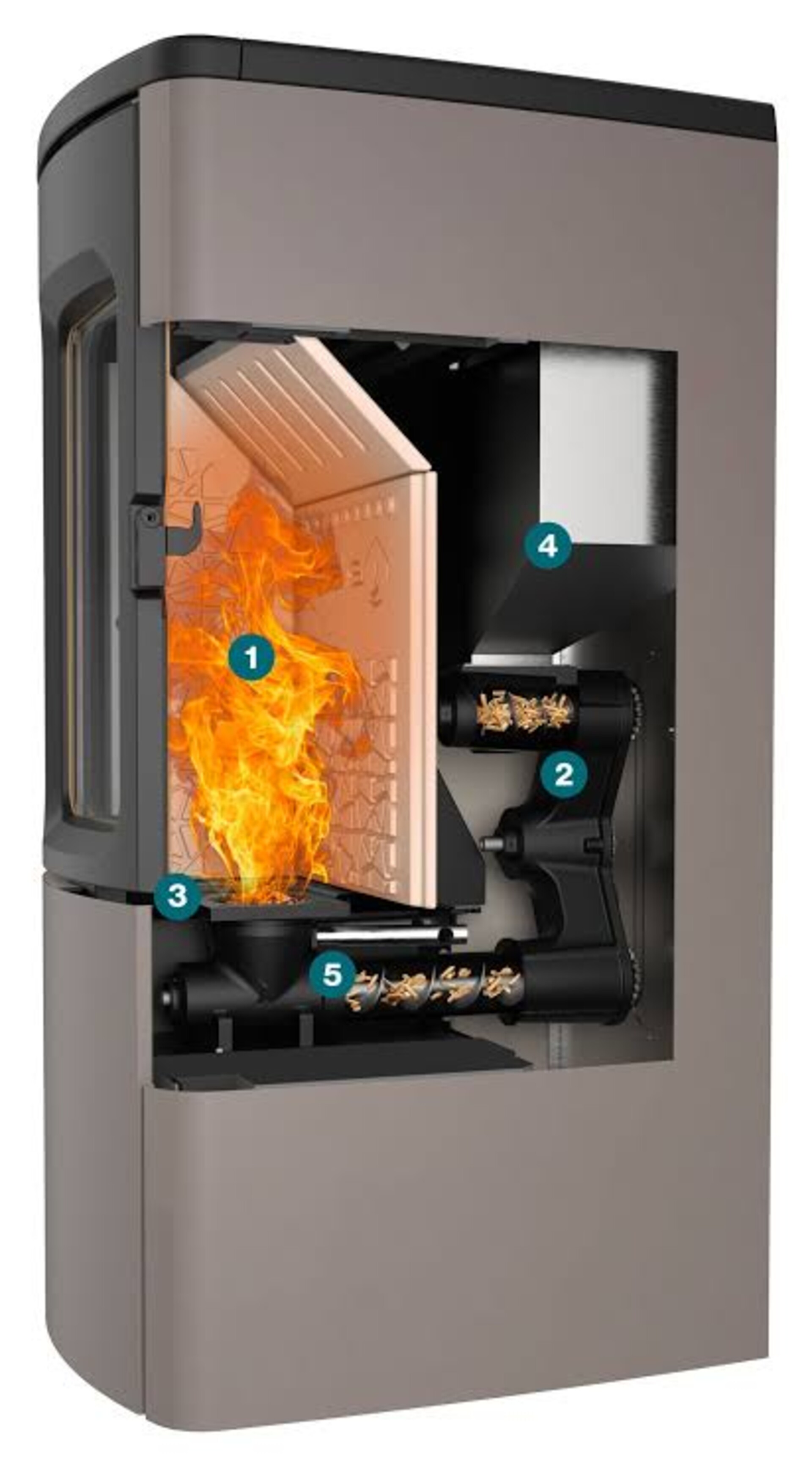 STUFA PELLET DIELLE BOREA 80