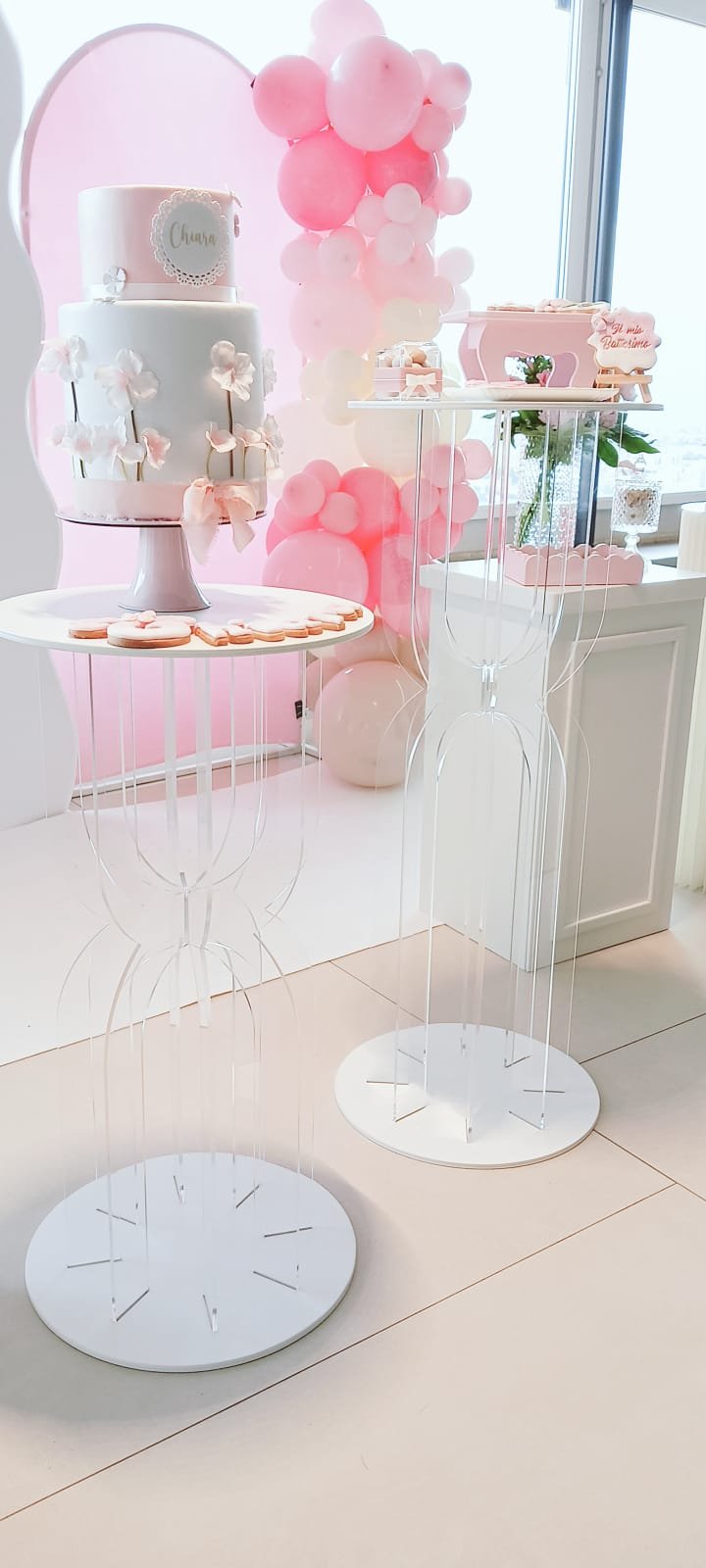 Alzatine "Elegance" in plexiglass trasparente - MISURE ASSORTITE - BELLINVETRO VR 69