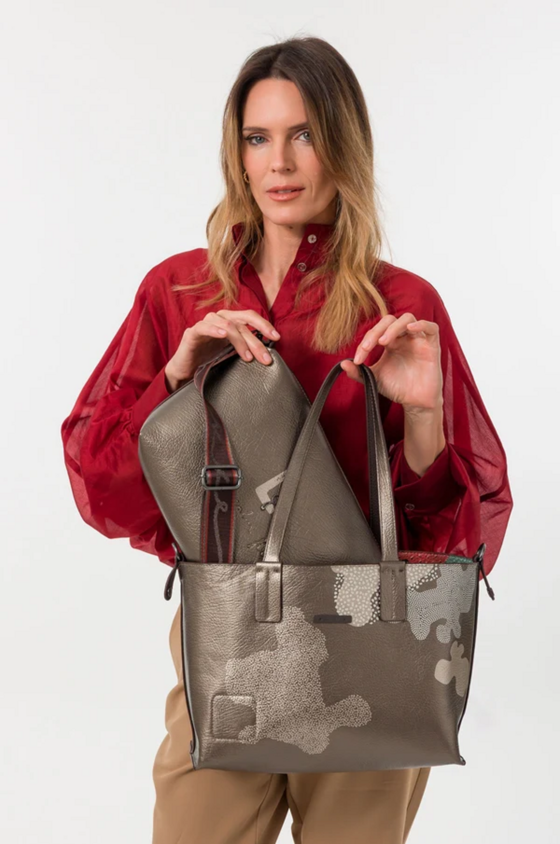 BORSA SHOPPER 2 in 1 ANEKKE linea Odyssey