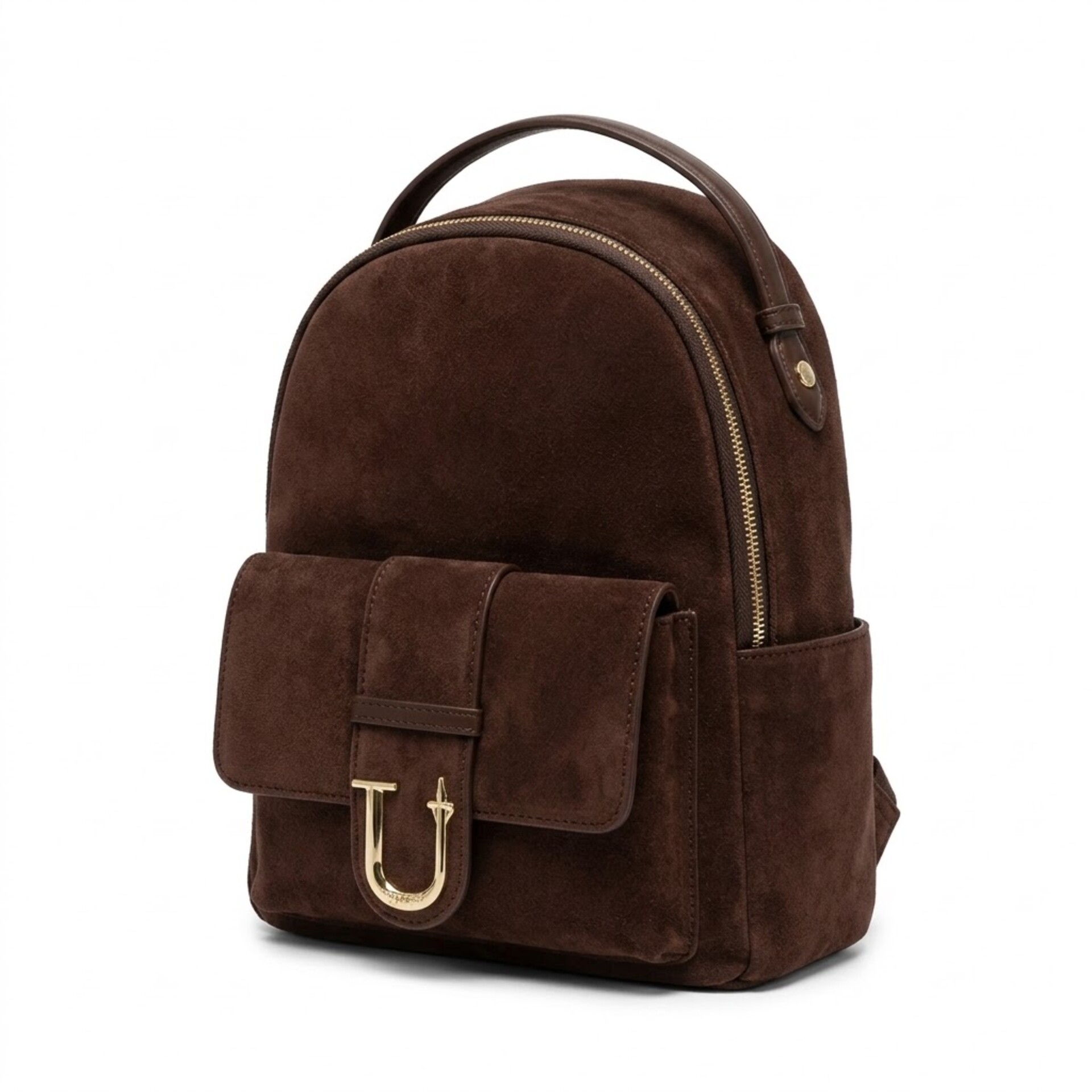 BORSA A ZAINO BROWN SUEDE 4US CESARE PACIOTTI 4US TAILOR