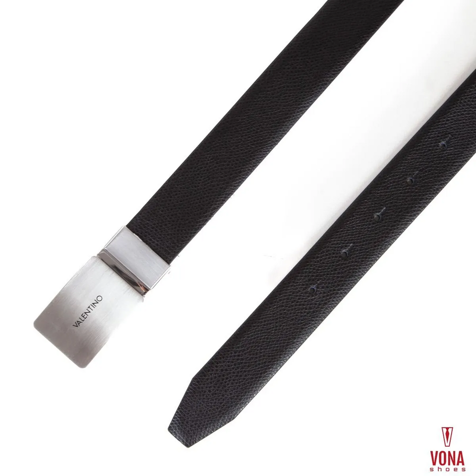 CINTURA UOMO DOUBLE  FACE NERO/BLU  VCP8BJ02 VALENTINO Linea LITECH