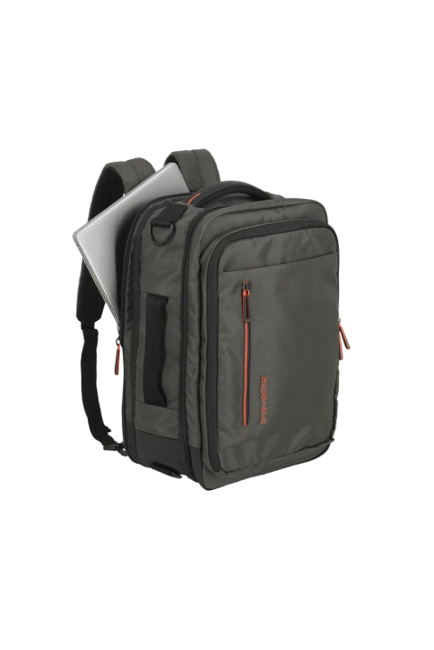 BORSA ZAINO DA VIAGGIO VERDE ESPANDIBILE TRAVELITE linea crosslite Rianair