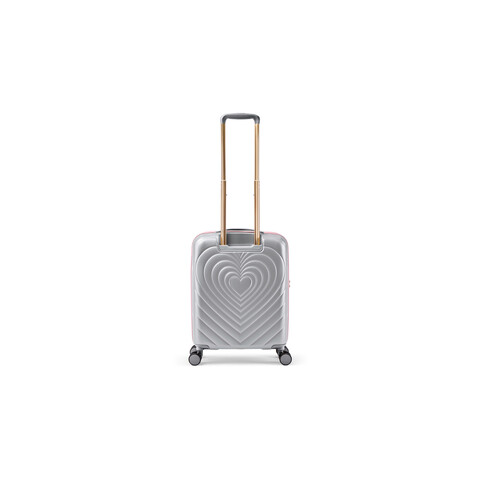 Trolley 4 ruote 55 cm ARGENTO BRACCIALINI LINEA O CORE