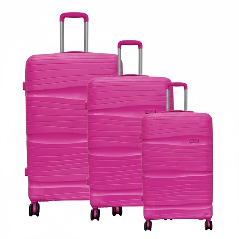 Set 3 trolley grande - medio - cabina FUCSIA By Byblos