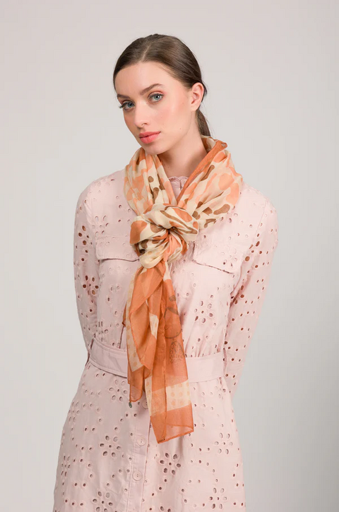 FOULARD CON STAMPA GAIA ANEKKE Linea GAIA