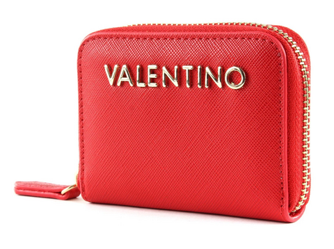 Porta monete con cerniera Donna VALENTINO Linea Divina saffiano