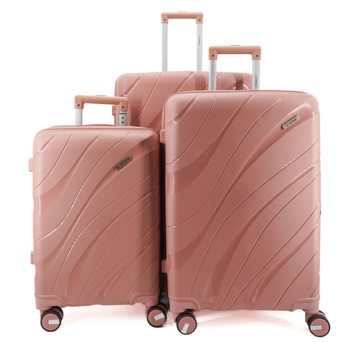 Set 3 trolley grande - medio - cabina-cabina espadibili GOLDEN ROSE NPLE Linea WAVE