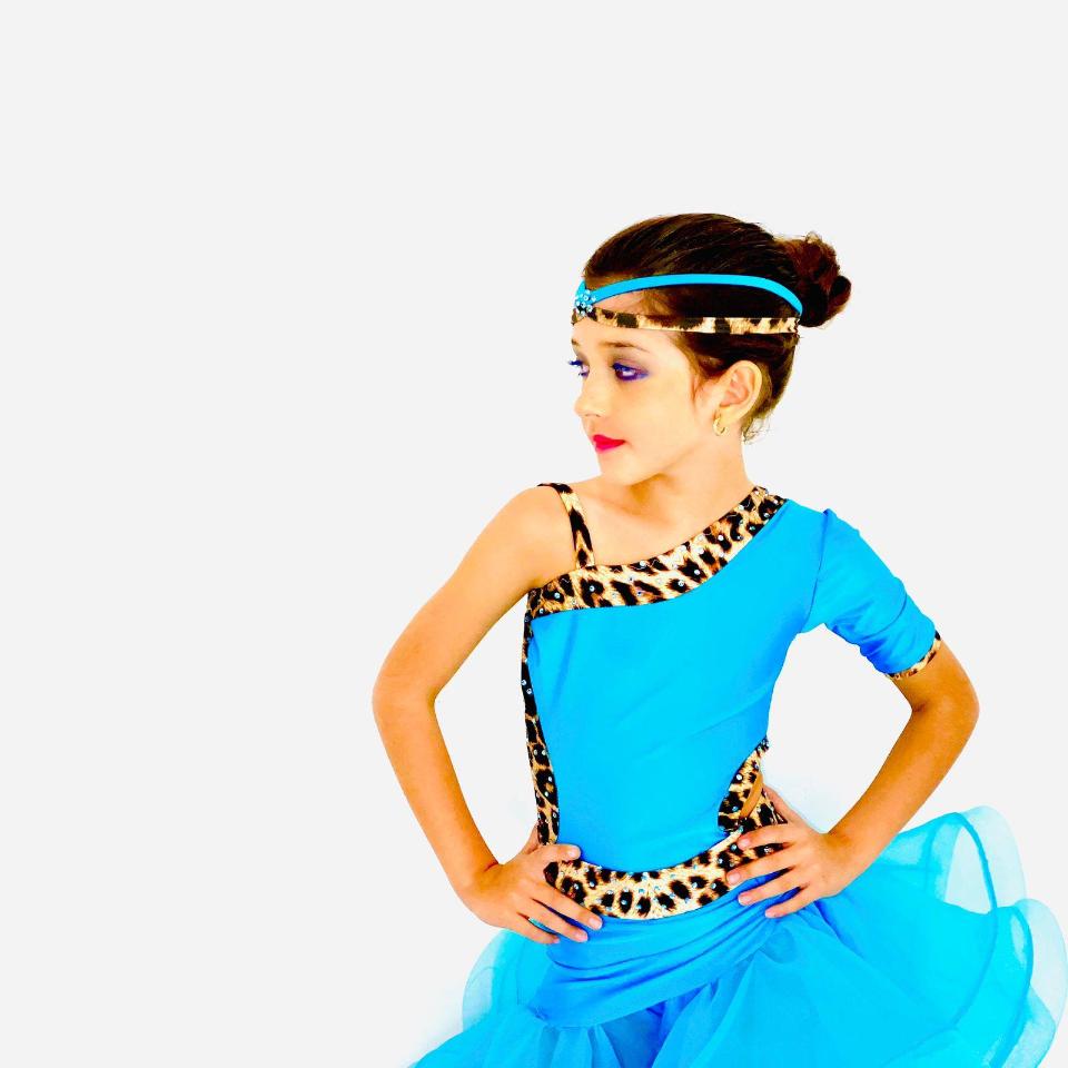 abito da bambina - Lidya Dance - per ballo latino