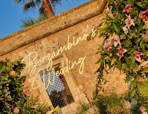 SCRITTE FLEX LED PERSONALIZZATE Luminarie d'arredo Scritte Luminose