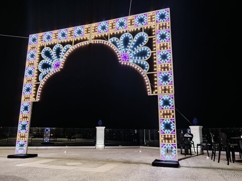 ARCO LUMINOSO FLOWERS 550 Luminarie Matrimonio