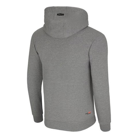 Felpa con cappuccio grigio chiaro melange Essential KTM