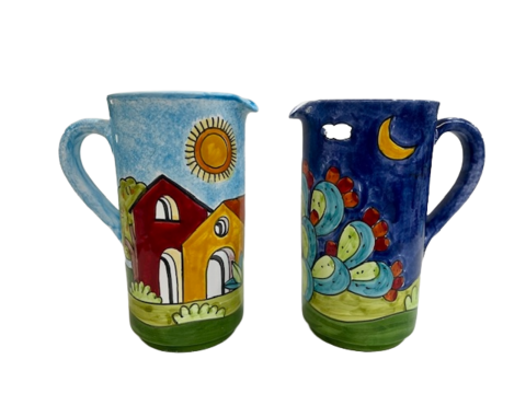 Brocca Cilindrica da 1,5LT. Nino Parrucca in ceramica