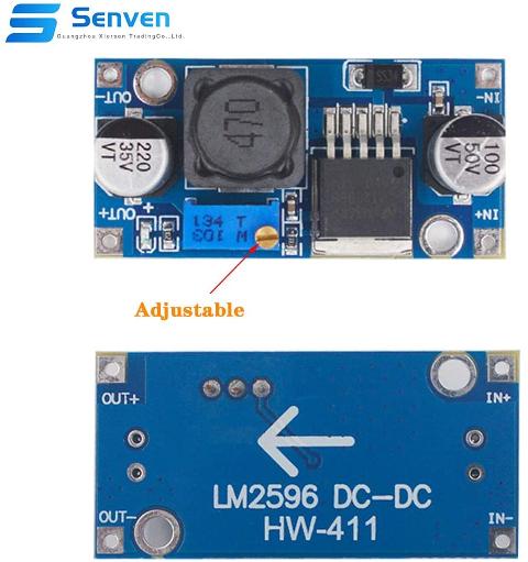 Step-Down DC-DC 3A IN 4,5-40 Vdc Out 1,23-30 Vdc