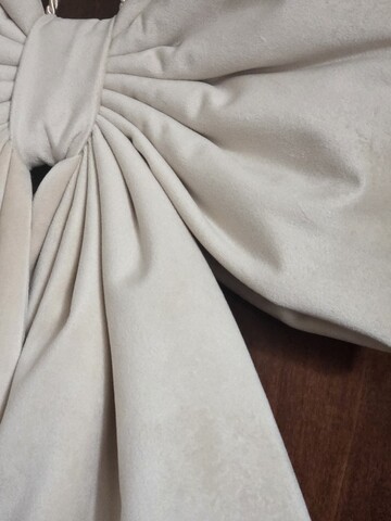 Fiocco in velluto Beige Gentile Ricami Grande