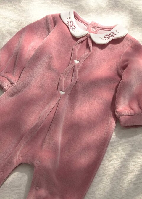 Tutina in ciniglia Rosa Cipria Mayoral