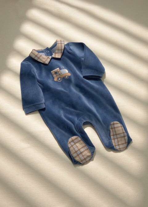 Tutina in ciniglia Blu Mayoral