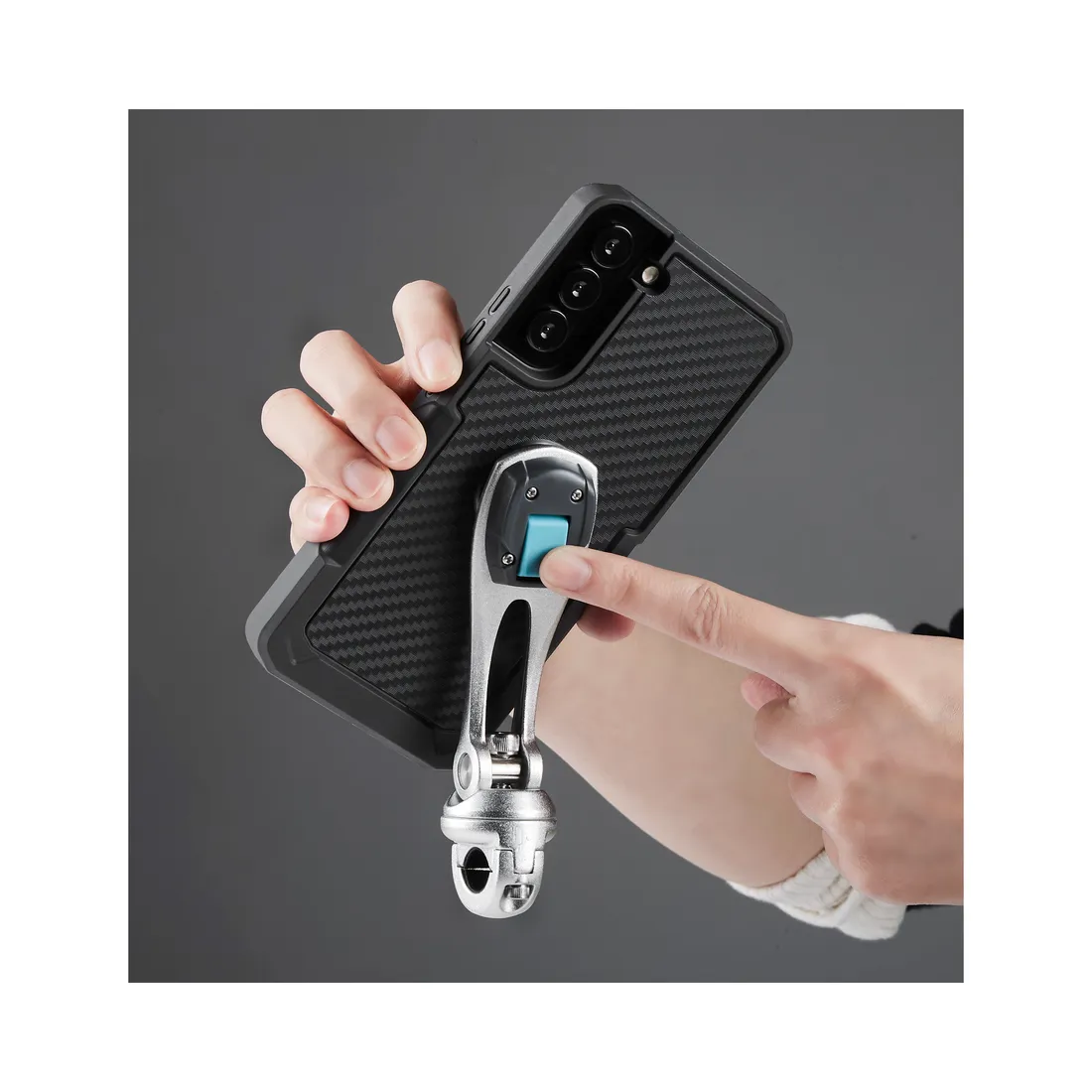 COVER SAMSUNG GALAXY S22 X-GUARD - INTUITIVE CUBE BLACK