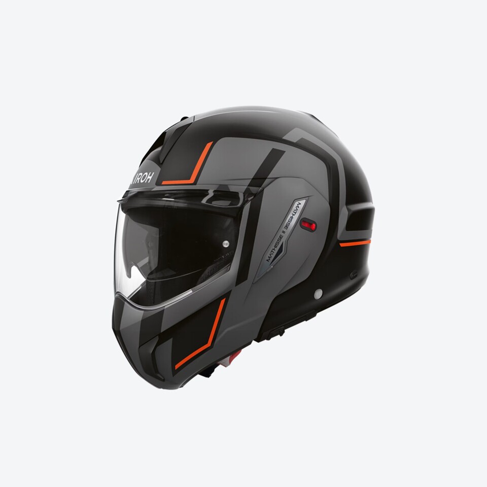 MATHISSE II CASCO MODULARE FLIP-UP REVERSIBILE AIROH GENIUS ORANGE MATT