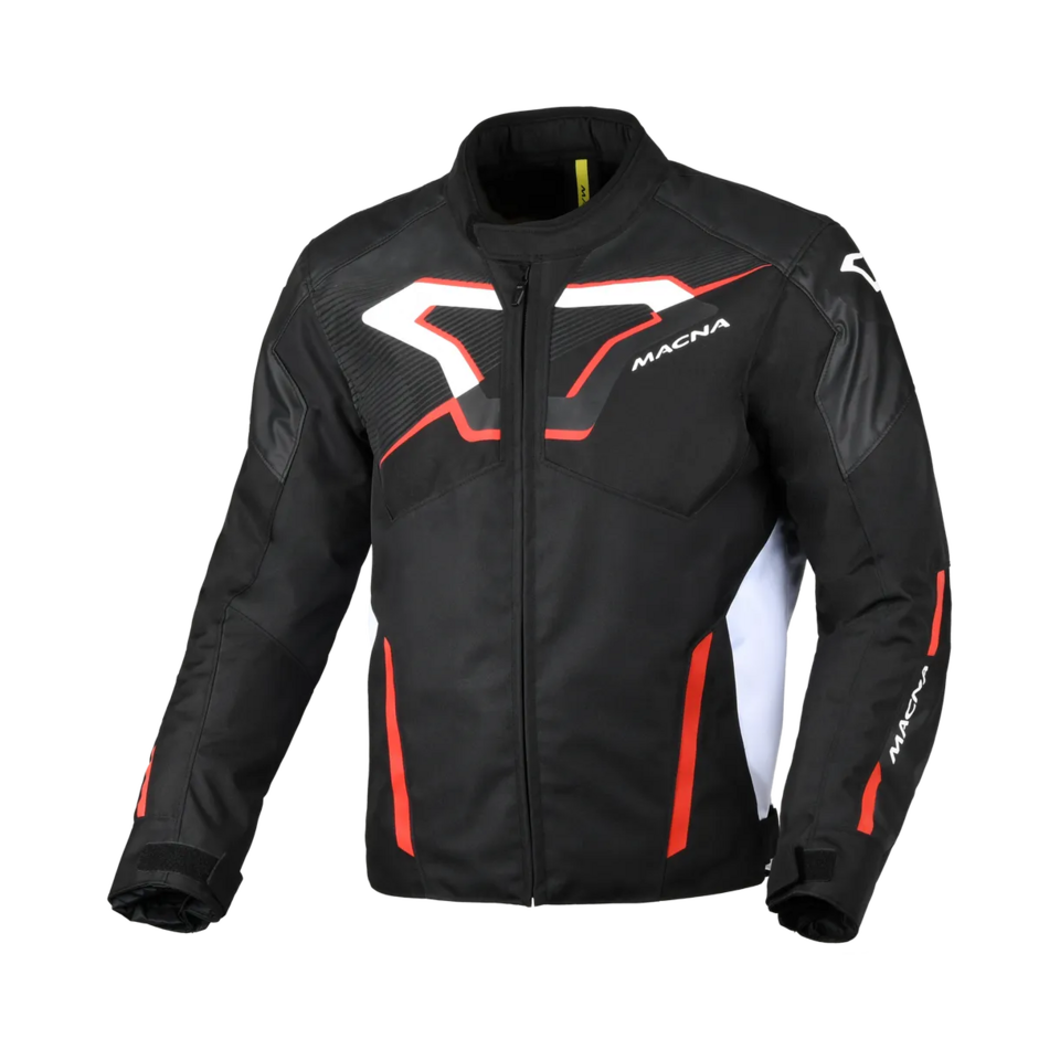 TAZAR 2.0 - GIUBBOTTO DA MOTO - SPORT - TOURING - WINTER - WATERPROOF MACNA BLACK RED
