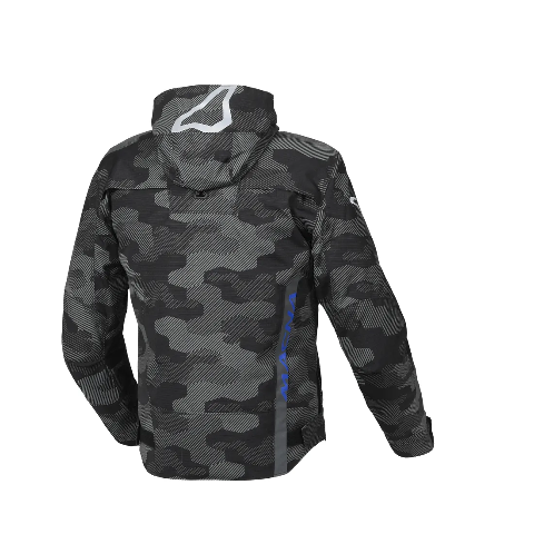 RIGGOR GIACCA DA MOTO WATERPROOF PRIMAVERILE MACNA CAMO GREY
