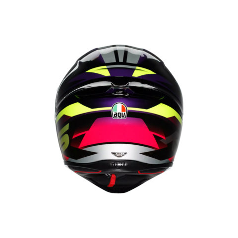 K1-S FASTLAP CASCO MOTO INTEGRALE AGV BLACK/PURPLE/PINK