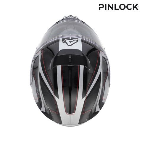 CASCO MODULARE SEREL 22-06 ACERBIS NERO ARGENTO