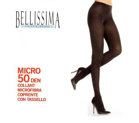 Collant Microfibra Bellissima 50 Den ( confezione da 4 paia)