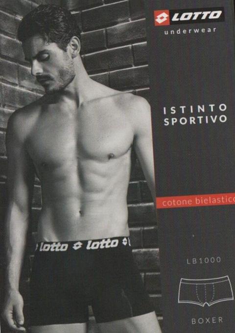 Boxer in cotone bielastico Lotto Art. LB1000 (confezione da 6 paia)