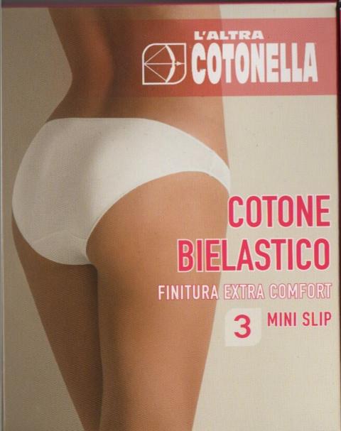 3 Paia Mini SLIP Laltra COTONELLA Art.3487