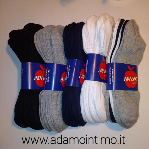 6 Paia Fantasmini Adamo in cotone elasticizzato Adamo