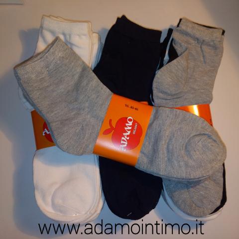 6 Paia calzini Adamo Cotone Elasticizzato ADAMO Art. 8007