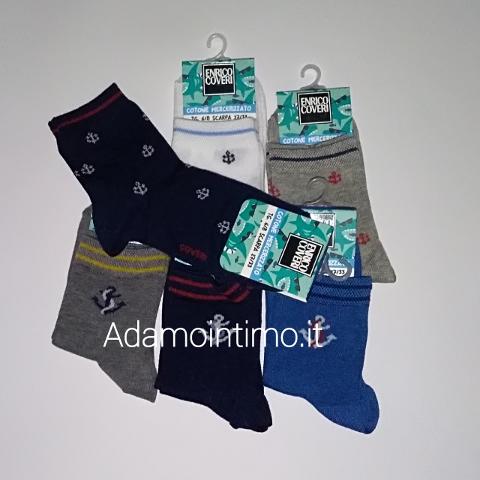 6 PAIA Calza Corta Bimbo Cotone Enrico Coveri Art. Junior 194