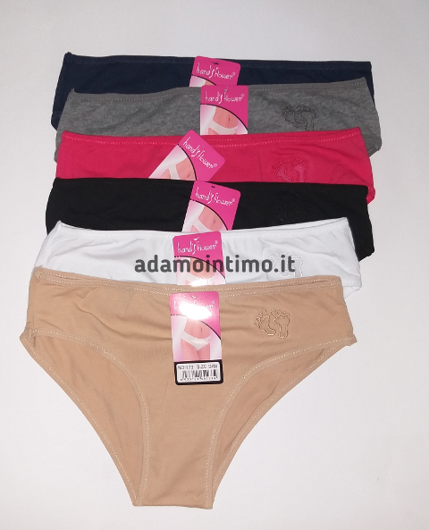 Slip donna vita bassa 12 paia ADVIS Art. A173 Col