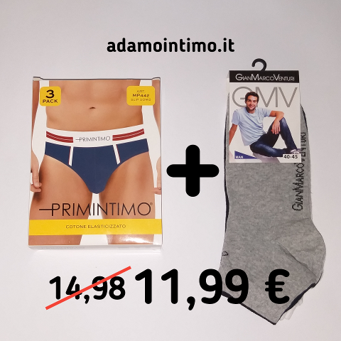OFFERTA 3 Slip + 3 Calzini (Primintimo + GMV)