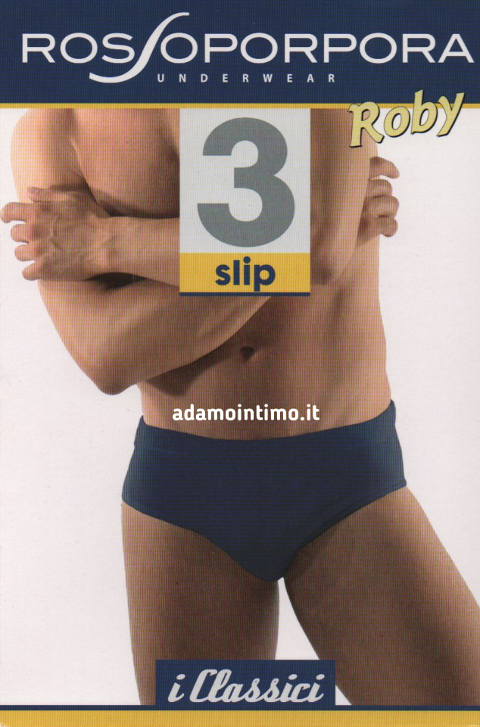 Slip per uomo con elastico interno Rossoporpora Art. ROBY