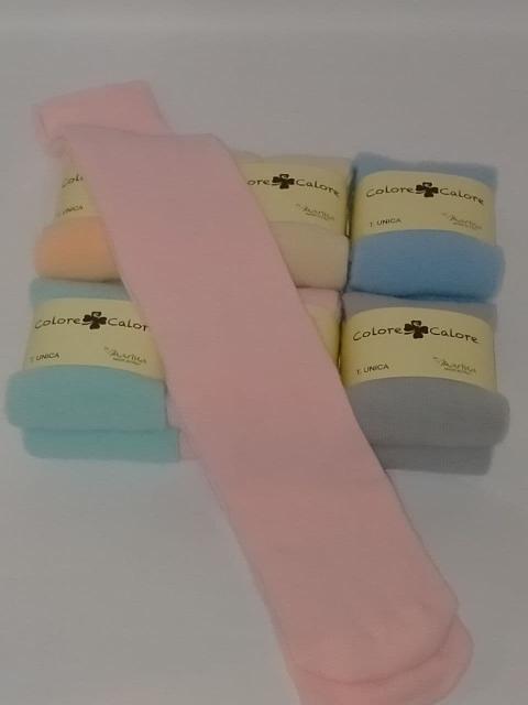 6 Paia Calza lunga da Donna Calzettone donna invernale morbido Taglia Unica 35-40 CALORE & COLORE Art. tubolare