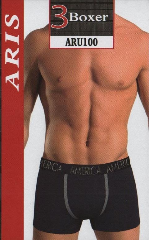 OFFERTA 3 Paia Boxer UOMO ARIS Art. ARU100 Unico fondo