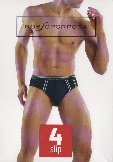 Offerta 4 paia Slip uomo cotone elasticizzato Rossoporpora Art. UB1867