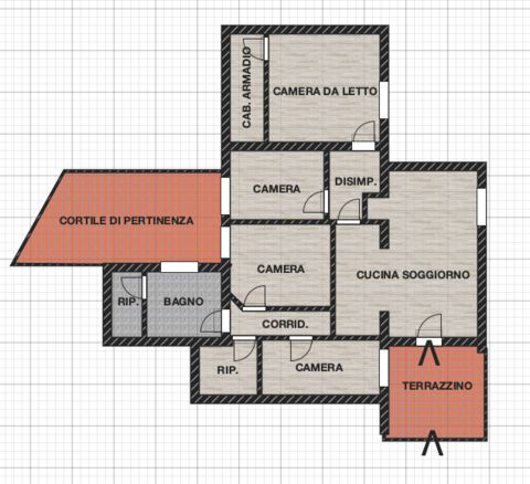 Appartamento in Vendita a Monreale Monreale (Palermo)