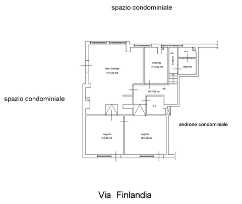 Locale commerciale in Affitto a Palermo Belgio - Strasburgo - De Gasperi