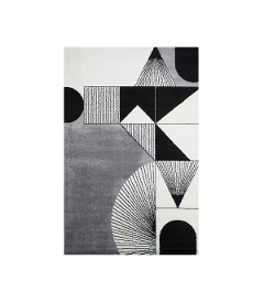Tappeto Art Mod. Black and white 3 Riposo & Sofà