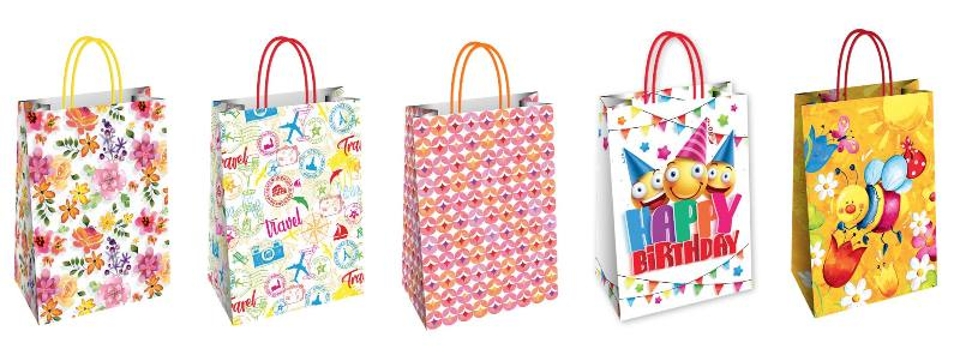 CONF / 25 SHOPPER CARTA F.TO 36x12x41 ASSORTITI GENERICO 2 florio