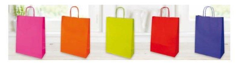 Shopper Jolly Assortiti A 14x8,5x21 florio