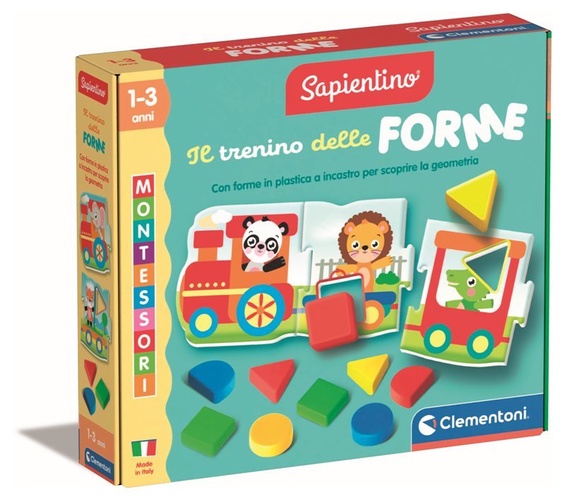 Montessori Il Trenino delle Forme clementoni