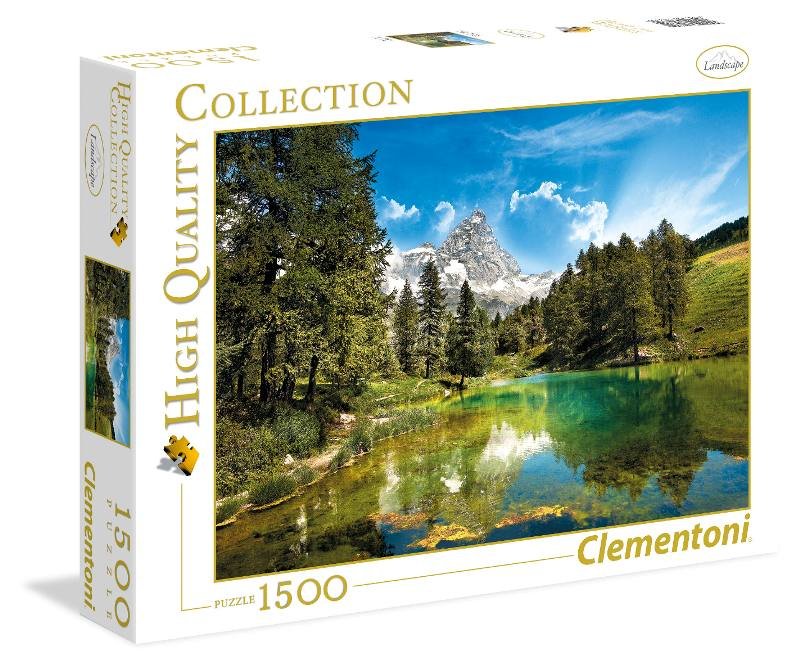 PUZZLE 1500 PZ Blue Lake clementoni