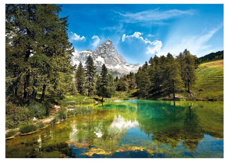 PUZZLE 1500 PZ Blue Lake clementoni