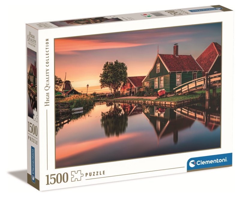 PUZZLE 1500 PZ Zaanse Schans clementoni