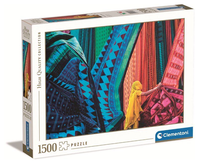 Puzzle 1500 pz Fluttering tissues clementoni