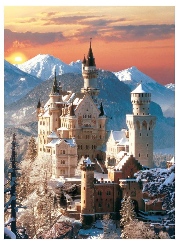 Puzzle 1500 pz Neuschwanstein clementoni