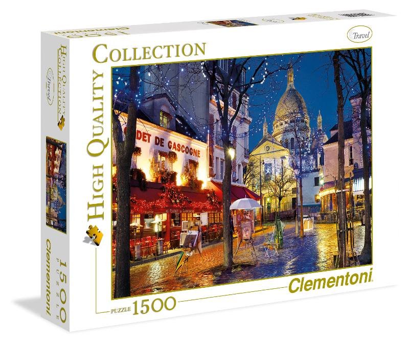 Puzzle 1500 pz Paris: Montmartre clementoni